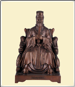 銅雕孔子坐像發貨完成